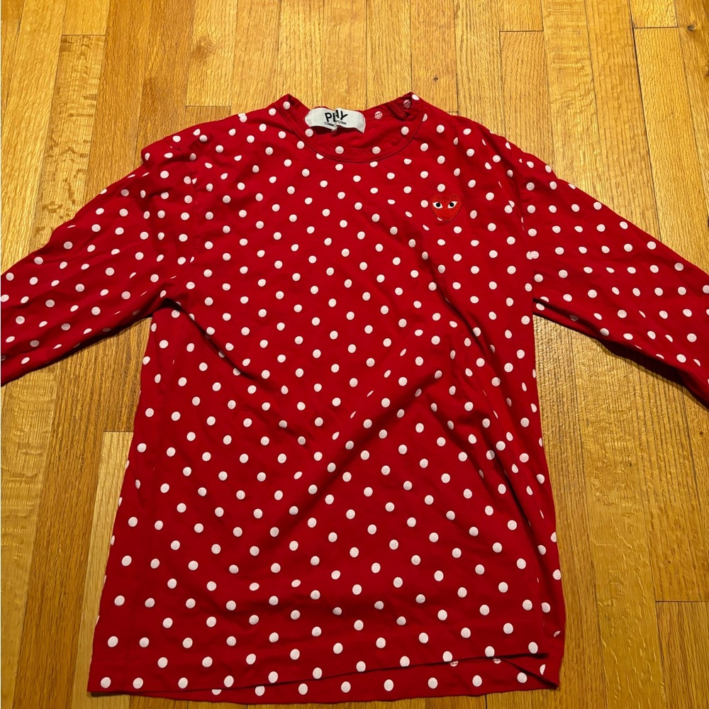 Men’s CDG Play T-shirt 100% Authentic size L